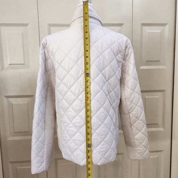 White Lauren Ralph Lauren light puff packable winter jacket, size L - Picture 14 of 16